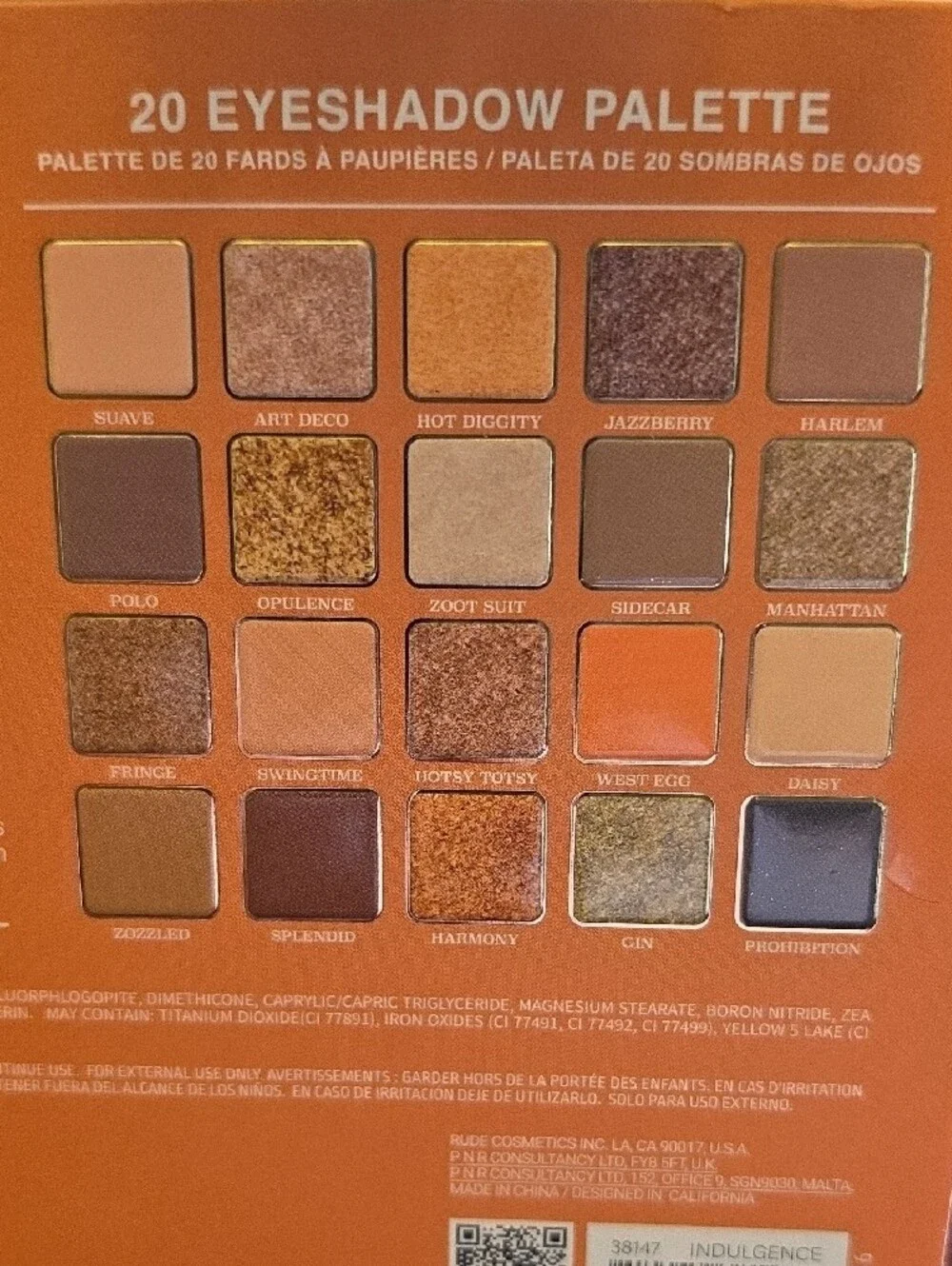 RUDE The Roaring 20's Eyeshadow Palette